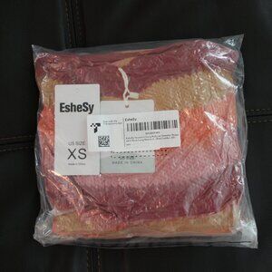 Striped Fuzzy Knit Sweater - XS - Cozy Meets Colorful